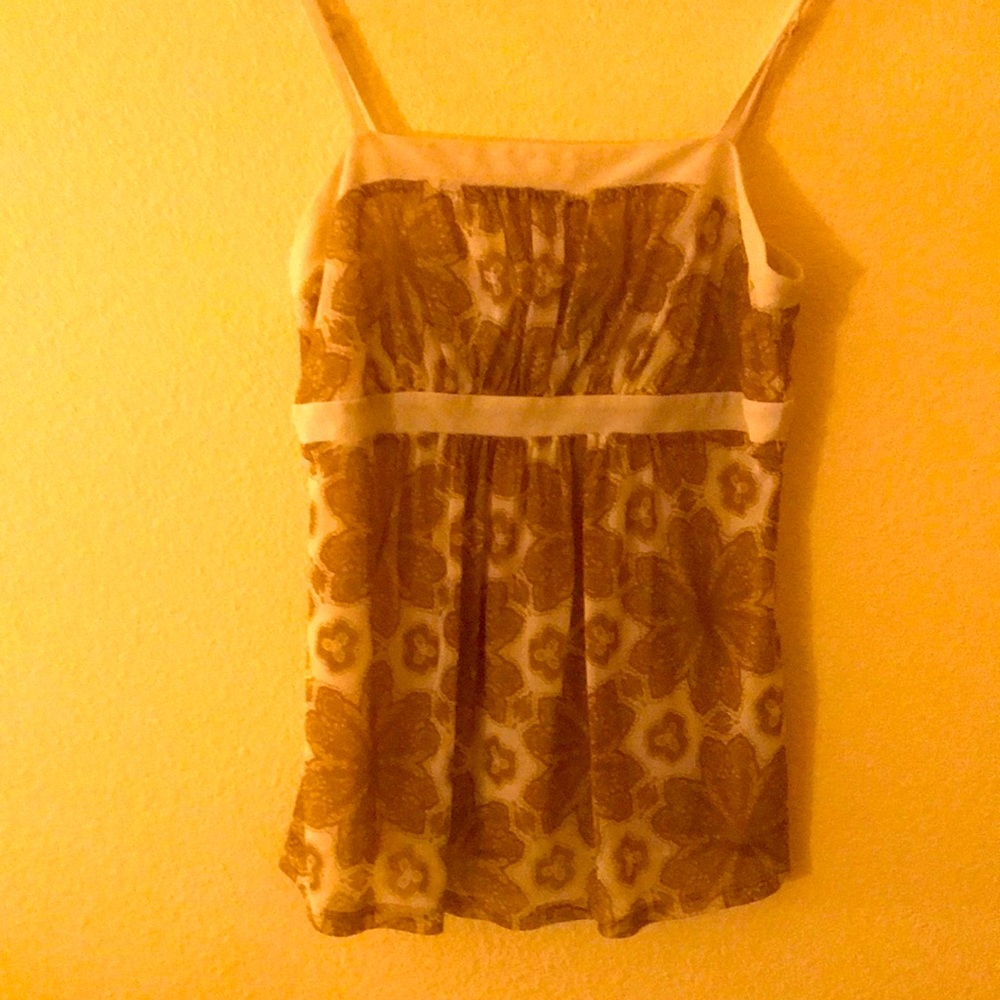 Sheer material with straps too